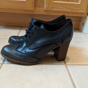 Tommy Hilfiger Oxford lace up bootie heels